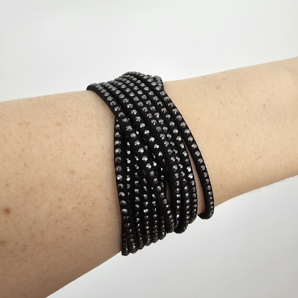 Swarovski Double Wrap Bracelet Multiple Colors Su… - image 3